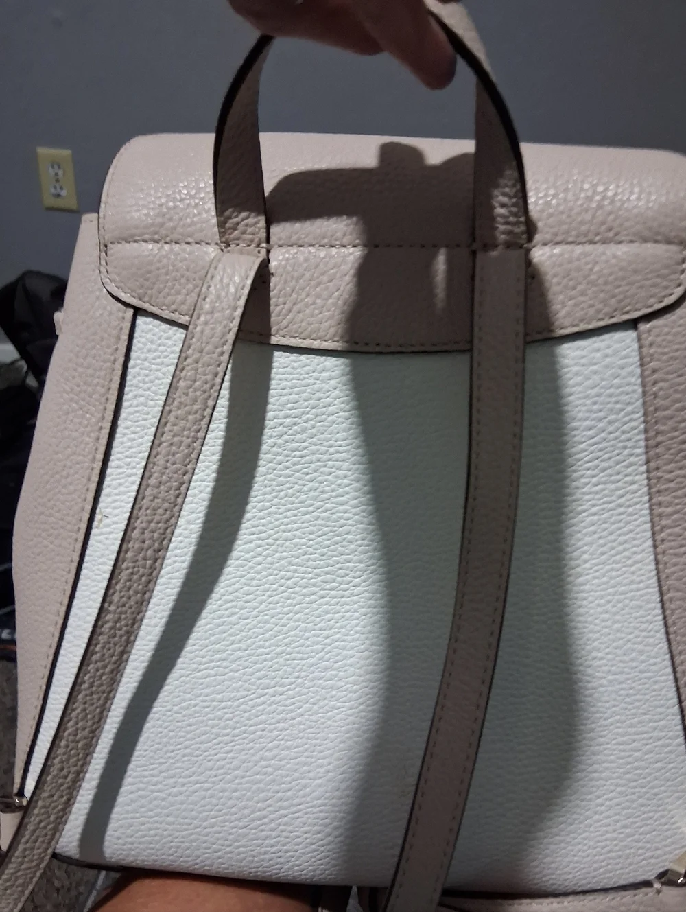 Kate Spade New York Leila Colorblock Medium Flap Backpack.
